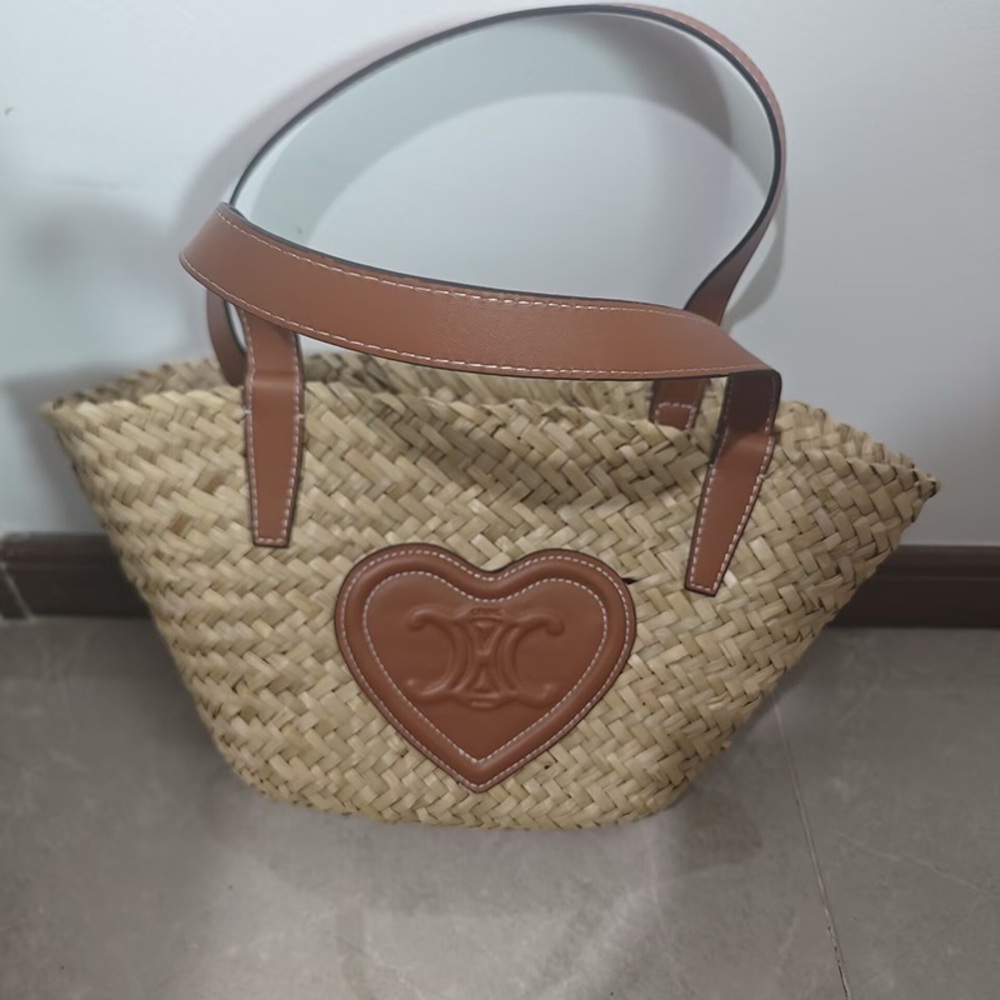 Celine Teen Triomphe Basket Tote - Picture 1 of 8